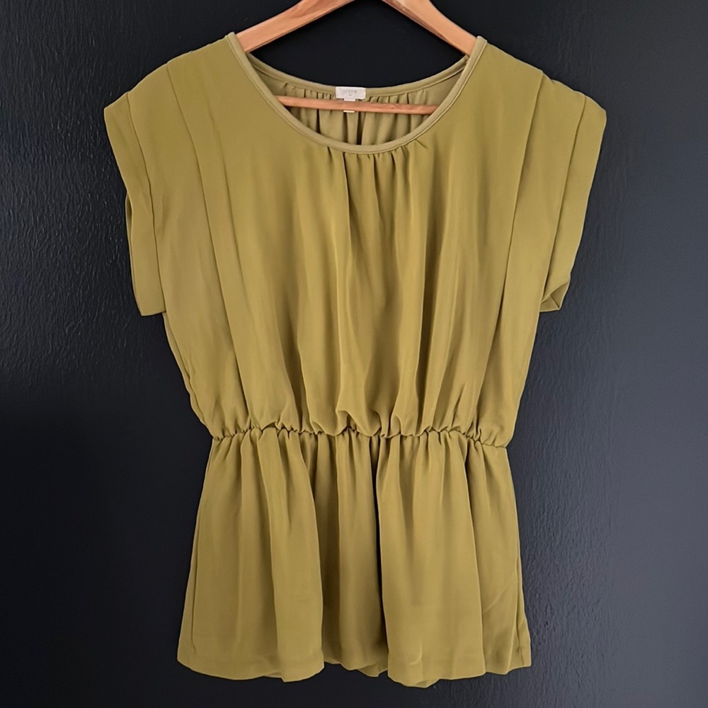 J. Crew Peplum Blouse